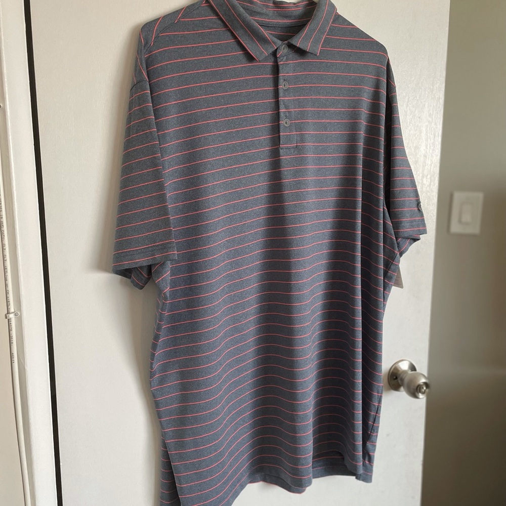 Champion Striped Polo Shirt - Size XXL - Picture 2 of 12
